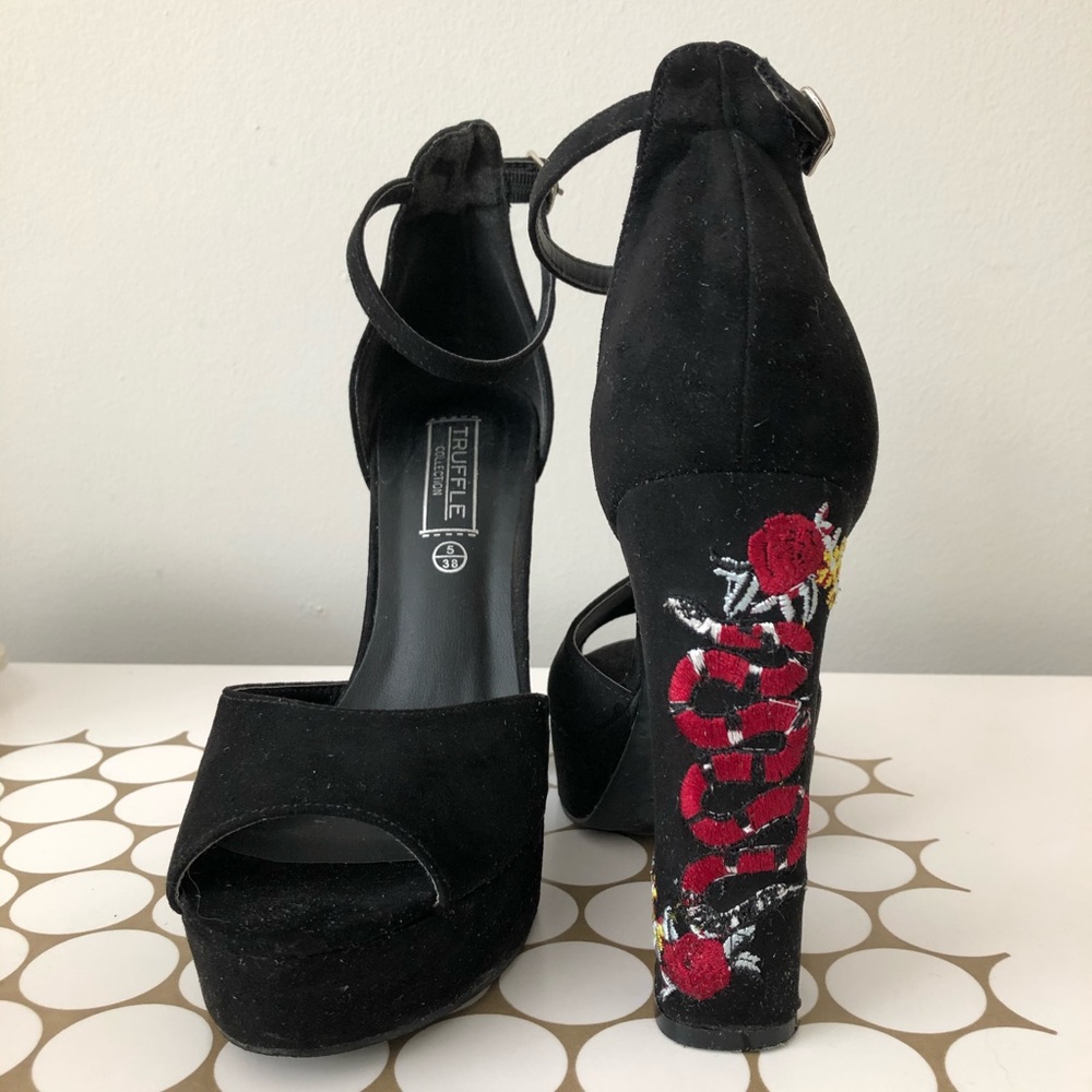 Black Platform Heels